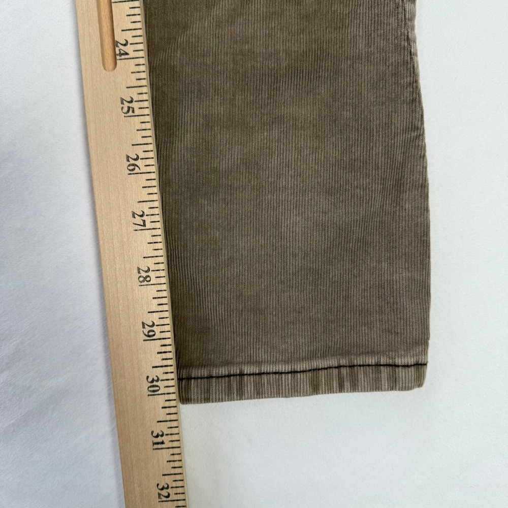 Free People Corduroy Pants Womens Size 26 Khaki Stretch Straight Skinny - Picture 7 of 7